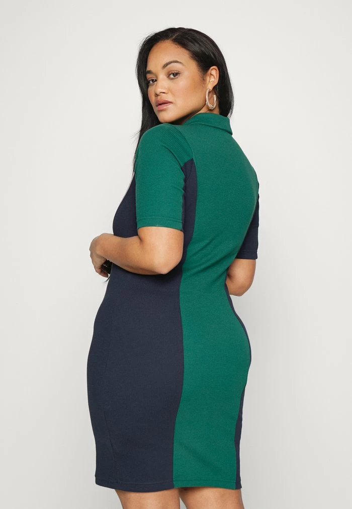 Adidas Originals DRESS - Jersey Dress - Collegiate Green/legend Ink 3 Adidas Originals DRESS - Jersey Dress - Collegiate Green/legend Ink - Image 3