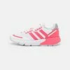 Adidas Originals ZX 1K BOOST UNISEX - Trainers - Footwear White/hazy Rose/halo Silver