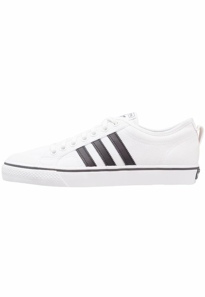 Adidas Originals NIZZA - Trainers - Ftwwht/cblack/ftwwht 1 Adidas Originals NIZZA - Trainers - Ftwwht/cblack/ftwwht