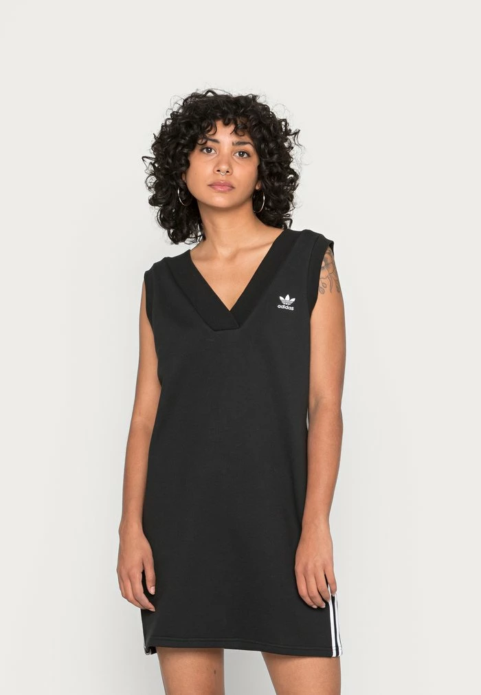 Adidas Originals ADICOLOR CLASSICS - Day Dress - Black 1 Adidas Originals ADICOLOR CLASSICS - Day Dress - Black