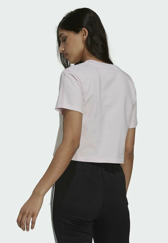 Adidas Originals TENNIS LUXE CROPPED ORIGINALS CROP - Print T-shirt - Pearl Amethyst 2 Adidas Originals TENNIS LUXE CROPPED ORIGINALS CROP - Print T-shirt - Pearl Amethyst - Image 2