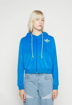 Adidas Originals ZIP HOOD - Zip-up Sweatshirt - Bluebird -Adidas Originals Shop cc49e610fed2404691c72e0514d278b7