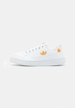 Adidas Originals NY 90 UNISEX - Trainers - Footwear White/orange Rush