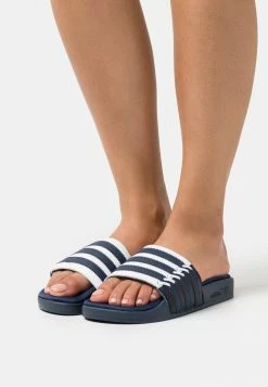 Adidas Originals ADILETTE - Mules - Collegiate Navy/footwear White