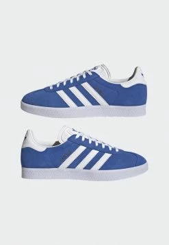 Adidas Originals GAZELLE UNISEX - Trainers - Blue -Adidas Originals Shop cd122ed70fdc4dfdb10838a3aced11f4
