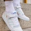 Adidas Originals FORUM UNISEX - Trainers - Footwear White/almost Blue/chalk White