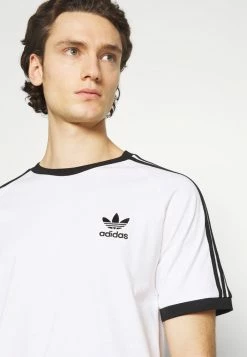 Adidas Originals STRIPES TEE UNISEX - Print T-shirt - White -Adidas Originals Shop ceb7b9e0a88e464ab4a326bd3ada6f20