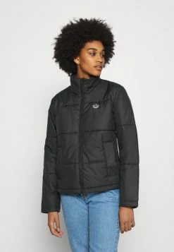 Adidas Originals SHORT PUFFER MIDWEIGHT JACKET - Light Jacket - Black