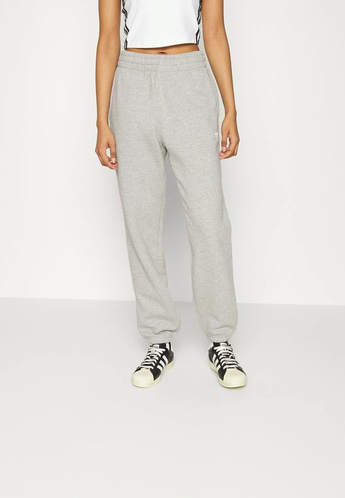 Adidas Originals ADICOLOR ESSENTIALS FLEECE - Tracksuit Bottoms - Medium Grey Heather 1 Adidas Originals ADICOLOR ESSENTIALS FLEECE - Tracksuit Bottoms - Medium Grey Heather