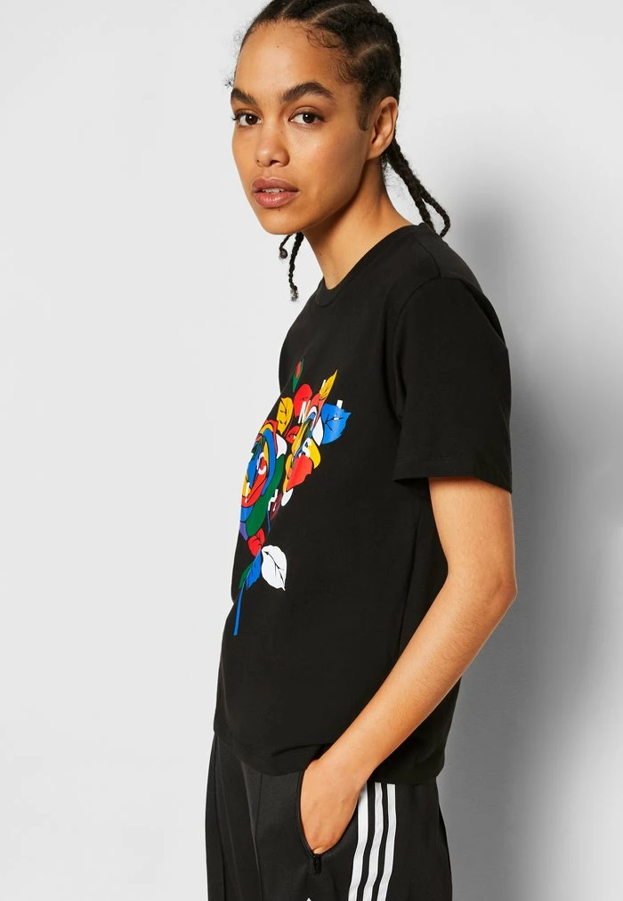 Adidas Originals RICH MNISI - Print T-shirt - Black 5 Adidas Originals RICH MNISI - Print T-shirt - Black - Image 5