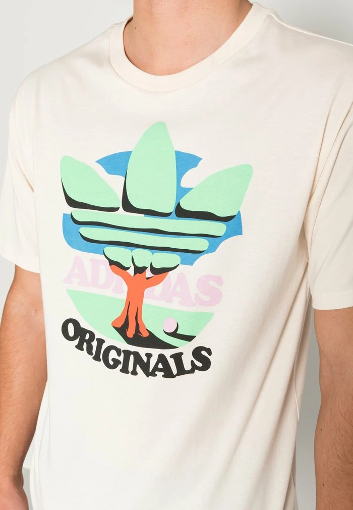 Adidas Originals TREFOIL TREE TE UNISEX - Print T-shirt - Non Dyed 4 Adidas Originals TREFOIL TREE TE UNISEX - Print T-shirt - Non Dyed - Image 4