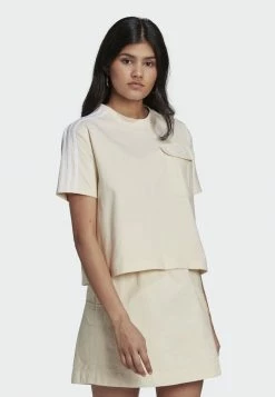 Adidas Originals CLASSICS - Print T-shirt - Beige