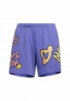 Adidas Originals LOVE UNITES PLUS SIZE - Shorts - Purple -Adidas Originals Shop cfa606cb5e1a4f6fbb5efeeb70d9014c
