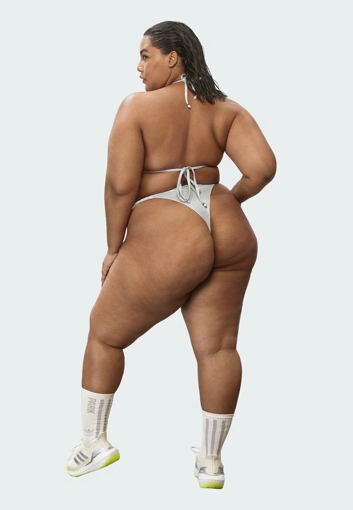 Adidas Originals IVY PARK SWIM BIKINI TOP (PLUS SIZE) - Bikini Top - Grey 2 Adidas Originals IVY PARK SWIM BIKINI TOP (PLUS SIZE) - Bikini Top - Grey - Image 2