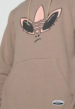 Adidas Originals HOODIE - Sweatshirt - Chalky Brown -Adidas Originals Shop d1ac876733c4408c8594b10124e672b3