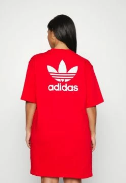 Adidas Originals TEE DRESS - Jersey Dress - Vivid Red -Adidas Originals Shop d230b4b2e58e4ff4b6c197c1645ab412