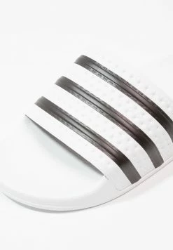 Adidas Originals ADILETTE UNISEX - Mules - White/black -Adidas Originals Shop d25d6378a4474b739d14bf0f1901e773