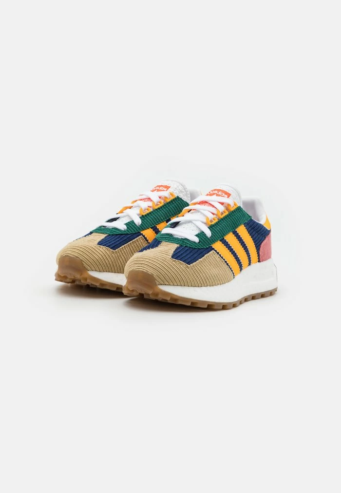 Adidas Originals RETROPY E5 UNISEX - Trainers - Dark Blue/collegiate Gold/collegiate Green 2 Adidas Originals RETROPY E5 UNISEX - Trainers - Dark Blue/collegiate Gold/collegiate Green - Image 2