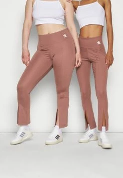 Adidas Originals OPEN HEM TIGHTS - Leggings - Trousers - Quiet Crimson -Adidas Originals Shop d37da796f8a64c5581dc66d30f68471e