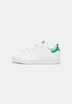 Adidas Originals STAN SMITH C UNISEX - Trainers - White/green