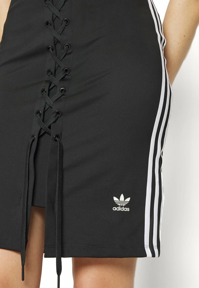 Adidas Originals ALWAYS ORIGINAL LACED STRAP - Jersey Dress - Black 8 Adidas Originals ALWAYS ORIGINAL LACED STRAP - Jersey Dress - Black - Image 8