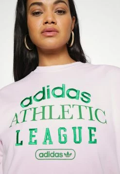Adidas Originals RETRO LUXURY CREW - Sweatshirt - Clear Pink -Adidas Originals Shop d46dac9d637c4bbd9f0feea939eb58b0