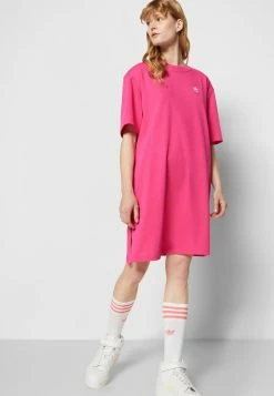 Adidas Originals TEE DRESS - Jersey Dress - Real Magenta -Adidas Originals Shop d4886d6e21f74e0fa60e275c15b9f6ce