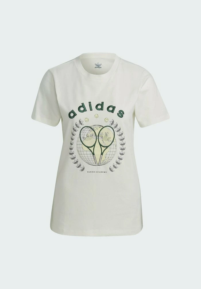 Adidas Originals TENNIS LUXE GRAPHIC ORIGINALS - Print T-shirt - Off White 5 Adidas Originals TENNIS LUXE GRAPHIC ORIGINALS - Print T-shirt - Off White - Image 5