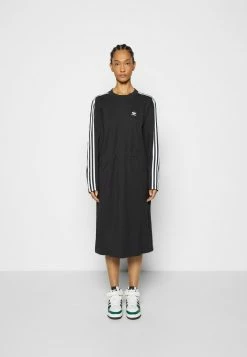 Adidas Originals Jersey Dress - Black -Adidas Originals Shop d5a77b85f45344ba9bcafbbd7a2ed03e