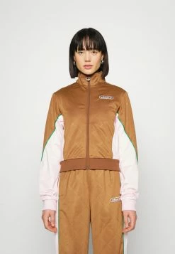 Adidas Originals TRACK - Summer Jacket - Wild Brown/clear Pink