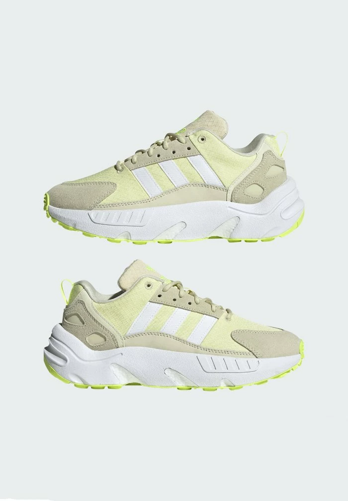 Adidas Originals ZX BOOST - Trainers - Yellow 10 Adidas Originals ZX BOOST - Trainers - Yellow - Image 10