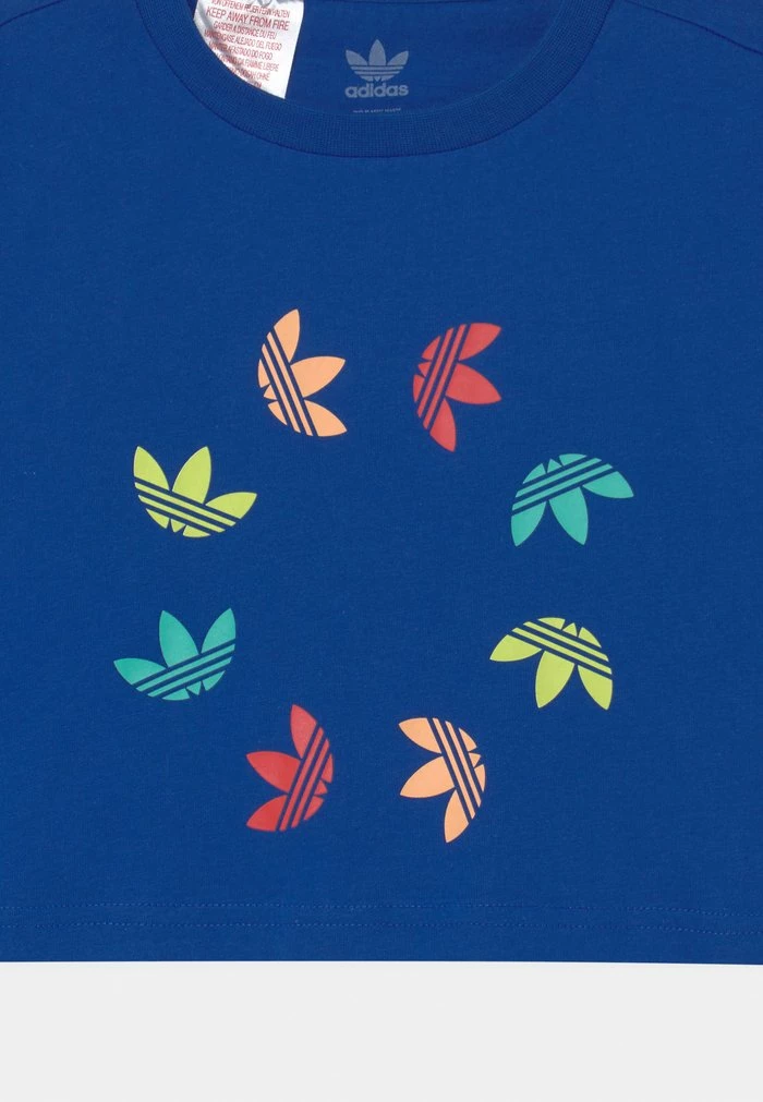 Adidas Originals CROPPED TEE - Print T-shirt - Collegiate Royal 3 Adidas Originals CROPPED TEE - Print T-shirt - Collegiate Royal - Image 3