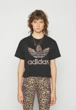 Adidas Originals LOGO - Print T-shirt - Black -Adidas Originals Shop d74ba7928c9d45d984ecfb75048f95d5