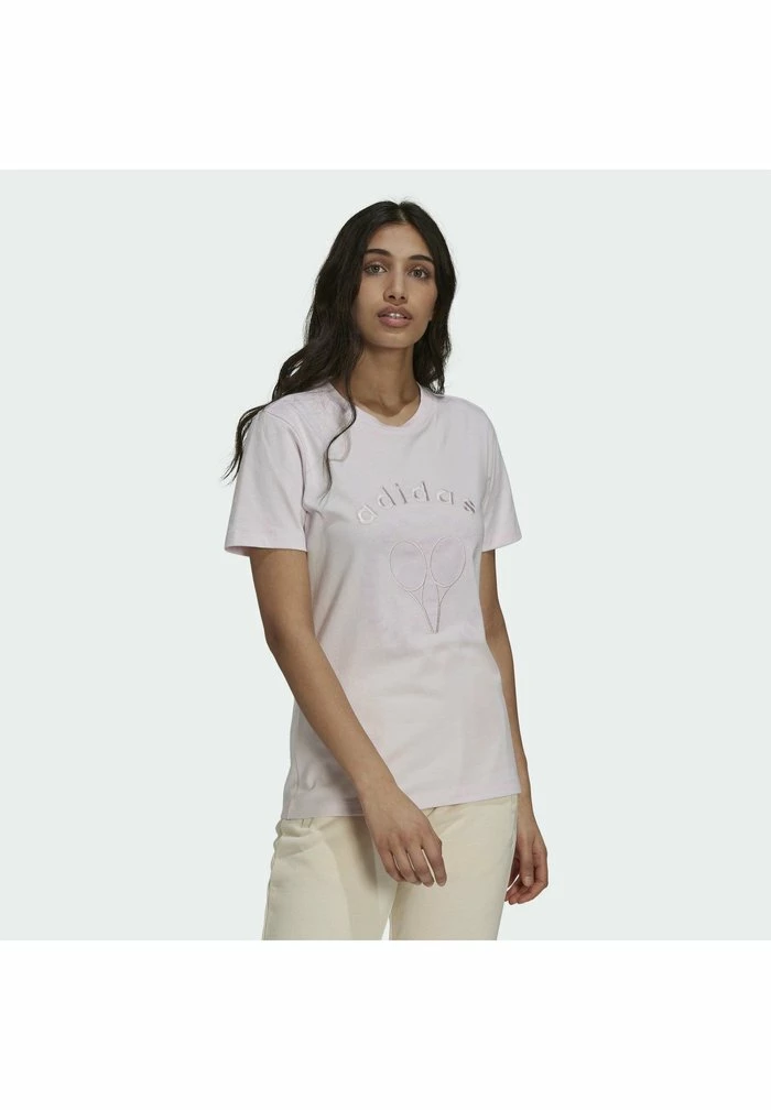 Adidas Originals TENNIS LUXE GRAPHIC ORIGINALS - Print T-shirt - Pearl Amethyst 1 Adidas Originals TENNIS LUXE GRAPHIC ORIGINALS - Print T-shirt - Pearl Amethyst