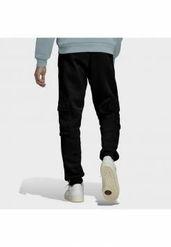 Adidas Originals ESSENTIALS TREFOIL - Cargo Trousers - Black -Adidas Originals Shop d894b9b3a4f84e2d8f5a4574a67e0440