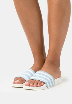 Adidas Originals ADILETTE - Mules - Clear Sky/cloud White/off White
