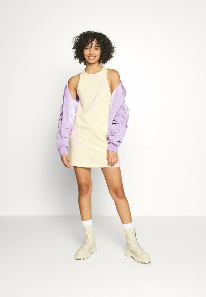 Adidas Originals TANK DRESS - Jersey Dress - Bliss Lilac/almost Yellow 2 Adidas Originals TANK DRESS - Jersey Dress - Bliss Lilac/almost Yellow - Image 2