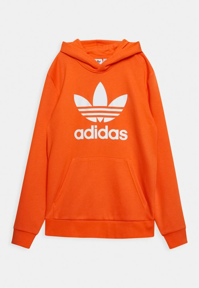 Adidas Originals TREFOIL HOODIE UNISEX - Hoodie - Semi Impact Orange 1 Adidas Originals TREFOIL HOODIE UNISEX - Hoodie - Semi Impact Orange