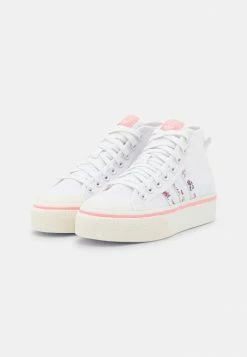 Adidas Originals NIZZA PLATFORM MID - High-top Trainers - Footwear White/glory Pink/off White 8 Adidas Originals NIZZA PLATFORM MID - High-top Trainers - Footwear White/glory Pink/off White -Adidas Originals Shop d98684014248429981176bc70d2f8bb7
