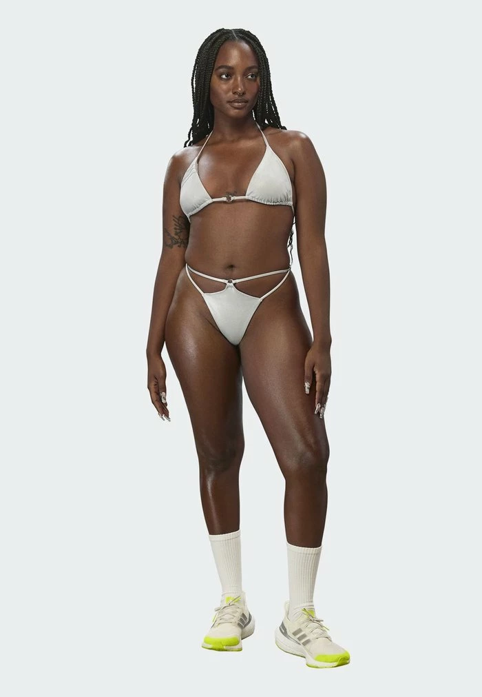 Adidas Originals IVY PARK V-CUT SWIM BOTTOMS - Bikini Bottoms - Silver 1 Adidas Originals IVY PARK V-CUT SWIM BOTTOMS - Bikini Bottoms - Silver