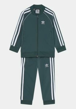 Adidas Originals TRACKSUIT UNISEX SET - Training Jacket - Mineral Green