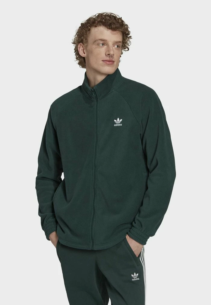 Adidas Originals TREFOIL FZ TEDD - Training Jacket - Green 1 Adidas Originals TREFOIL FZ TEDD - Training Jacket - Green