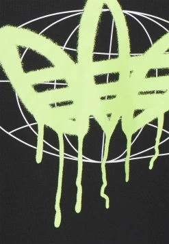 Adidas Originals BEHIND HOODIE UNISEX - Sweatshirt - Black/solar Yellow -Adidas Originals Shop dae6683b25974be5ba1a57e688c5a160