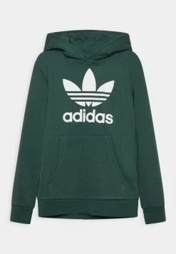 Adidas Originals TREFOIL HOODIE UNISEX - Hoodie - Mineral Green