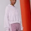 Adidas Originals CROPPED HOODIE - Sweatshirt - Almost Pink