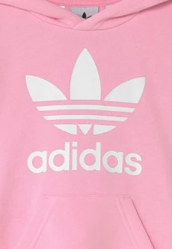 Adidas Originals HOODIE UNISEX SET - Sweatshirt - True Pink/white -Adidas Originals Shop dbef704410654c0bb99668b64406119d
