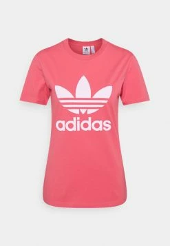 Adidas Originals TREFOIL TEE - Print T-shirt - Hazy Rose
