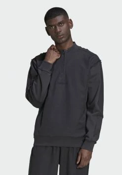 Adidas Originals LOOPBACK QZ - Sweatshirt - Carbon
