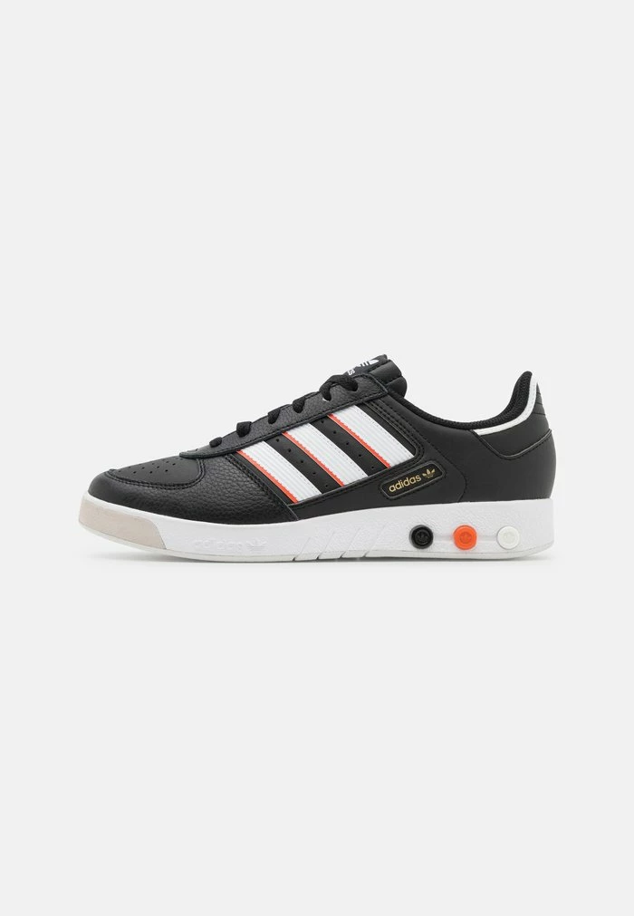 Adidas Originals G.S. COURT UNISEX - Trainers - Core Black/footwear White/collegiate Orange 1 Adidas Originals G.S. COURT UNISEX - Trainers - Core Black/footwear White/collegiate Orange