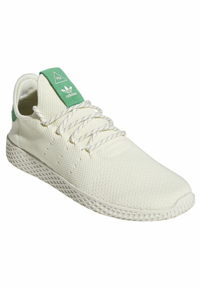 Adidas Originals TENNIS HU UNISEX - Trainers - Off White/green/chalk White 3 Adidas Originals TENNIS HU UNISEX - Trainers - Off White/green/chalk White - Image 3